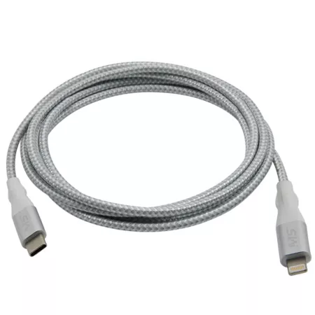 MobileSpec Lightning(R) to USB C Cable 6 ft MBS06903 Cell Phone Accessories