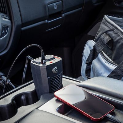 Image showing 7 th Cummins 120W Cupholder Power Inverter with Dual AC Outlets DC to Ac Inverter