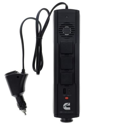 Image showing  120 Watt Portable Power Strip Inverter for Vehicle DC to AC Power 3 ft. Cable