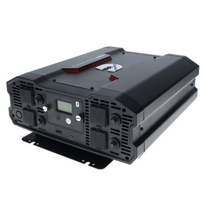 Image showing  3,000 Watt Modified Sine Wave Truck Power Inverter, 12V to 110V, 4 AC Outlets, 2 USB Ports