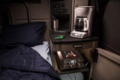 Image showing 7 th Cummins 3,000 Watt Modified Sine Wave Truck Power Inverter, 12V to 110V, 4 AC Outlets, 2 USB Ports