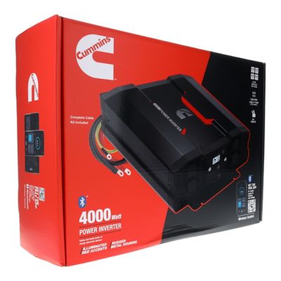 Image showing 6 th Cummins 4,000W Power Inverter, 12V to 110V, 4 AC Outlets, 2 USB Ports
