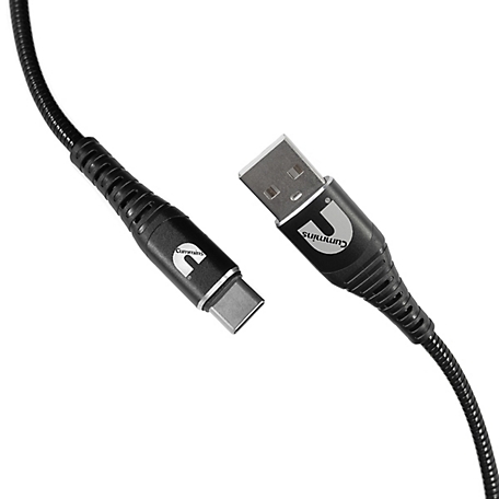 Cummins Android(R) Compatible Charger Cord Type C 8 ft. Metal Braided C-A Cable - 8 ft.