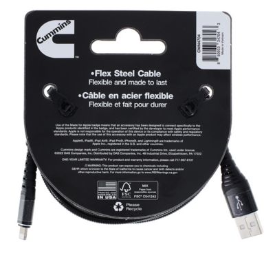 Image showing  Flex USB to Lighting(R) Cable for iPhone iPad and More 4 ft. Mfi-Certified