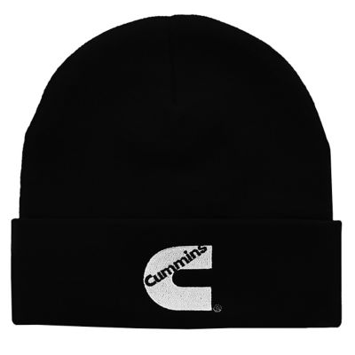 Cummins Hat Unisex Winter Knit Beanie Hat - Black Watch Cap Adult Size Diesel Fan Headgear
