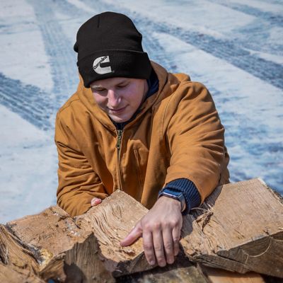 Image showing  Hat Unisex Winter Knit Beanie Hat - Black Watch Cap Adult Size Diesel Fan Headgear