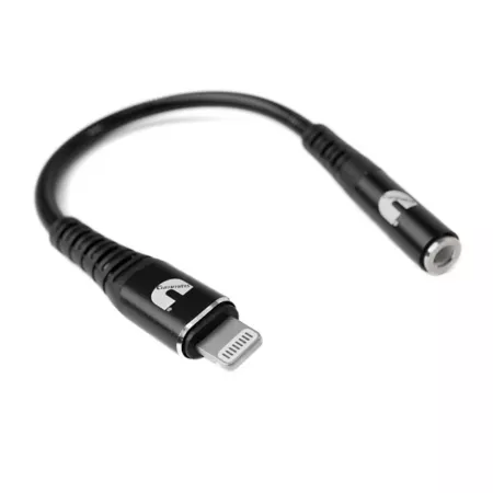 Cummins Lightning Aux Adapter 3.5 Headphone to Mobile Cord 5" Cable Headphone Jack Dongle Cell Phone Accessories