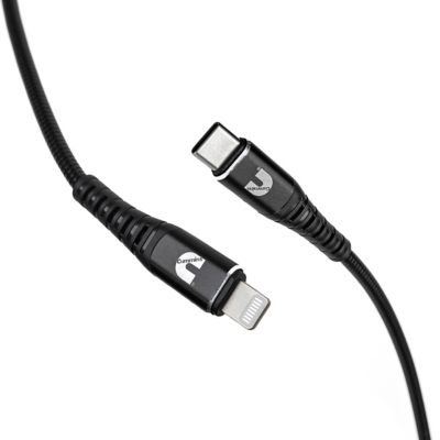Cummins Lightning(R) to Type C(R) USB Braided Flex Cable and Wrap Attachment 4 ft.