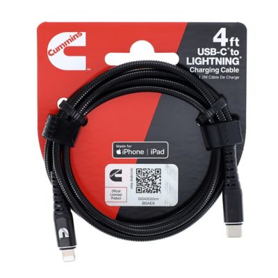 Image showing  Lightning(R) to Type C(R) USB Braided Flex Cable and Wrap Attachment 4 ft.