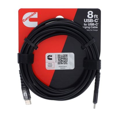 Image showing  Long Charging Cable USB C(R) to Usb-C(R) Flex Cable to Power Most Android(R) Devices 8 ft.