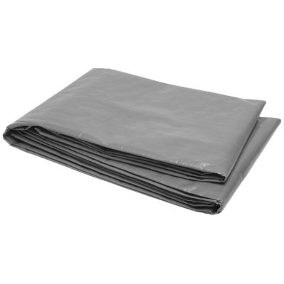 Image showing  Extra Heavy-Duty Tarp 6-Mil Protective Canvas 10 ft. x 12 ft. Cargo Control Gray