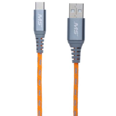 Image showing  Hivis 4 ft. Micro Cable Orange