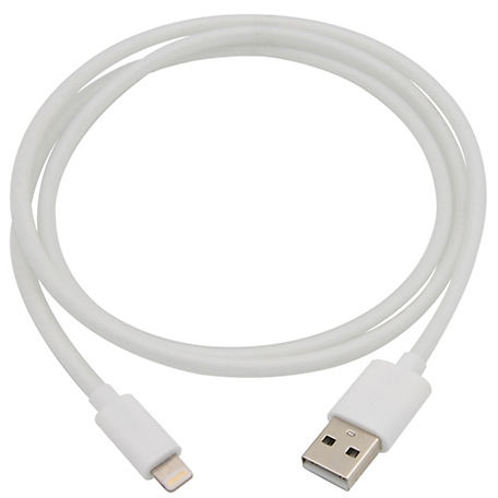 MobileSpec Mobile Spec 4 ft. Lightning(R) to Usb Cable 4 ft. Charging Cable for iPhone iPad Ipod and More - White