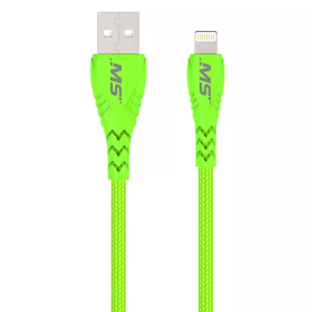 MobileSpec MS 10 High Visibility Lightning to Cable Green Cell Phone Accessories