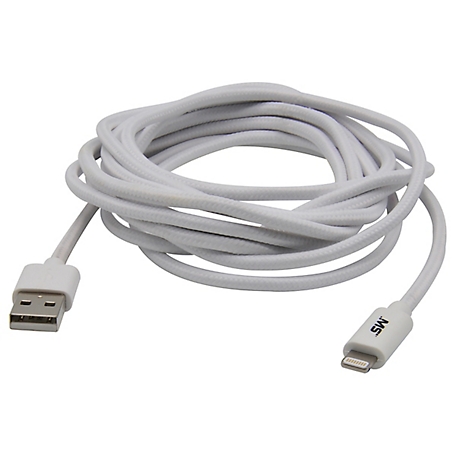 MobileSpec 10 ft. Lightning Cable, Compatible with Lightning Devices and Most Apple Devices, Black