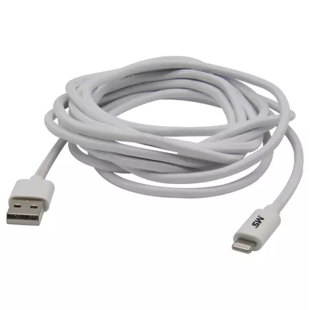 MobileSpec 10-foot Lightning Cable Compatible with Lightning and Most Apple Devices Black Cell Phone Accessories