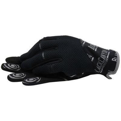 BlackCanyon Outfitters Touch Screen Compatible Silicone Palm Mechanics Gloves High Dexterity Mesh Back Large