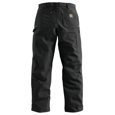 Image showing 1 th Carhartt Men's B01 Loose Straight Firm Duck Double-Front Dungaree