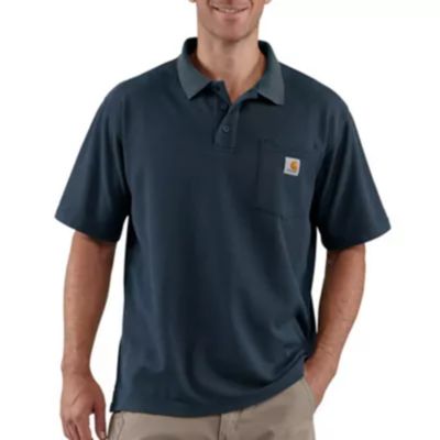 Image showing  Men's Loose Fit Midweight Short-Sleeve Pocket Polo
