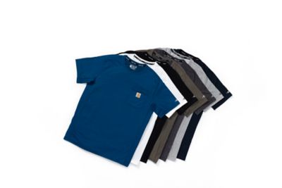 Image showing 4 th Carhartt Men's Force Relaxed Fit Midweight Short-Sleeve Pocket T-Shirt