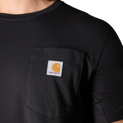 Image showing 3 th Carhartt Men's Force Relaxed Fit Midweight Short-Sleeve Pocket T-Shirt
