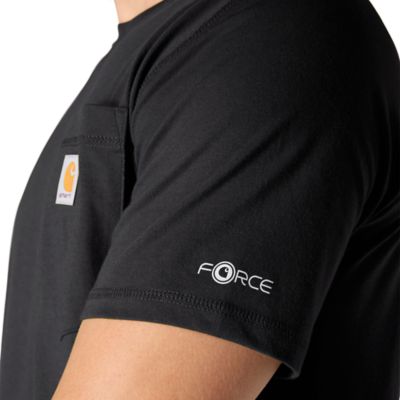 Image showing 6 th Carhartt Men's Force Relaxed Fit Midweight Short-Sleeve Pocket T-Shirt