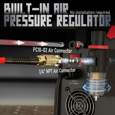 Image showing 6 th YesWelder 110/220V/65 Amps Non-Touch Plasma Cutter Dual Voltage