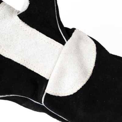 Image showing  Heat and Fire Resistant Leather Forge Mig Welding Gloves, Up to 572 deg. F