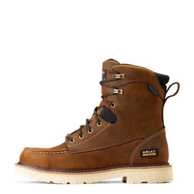 Image showing  Men's Rebar Lift Waterproof Soft Toe Work Boots, 8 in.