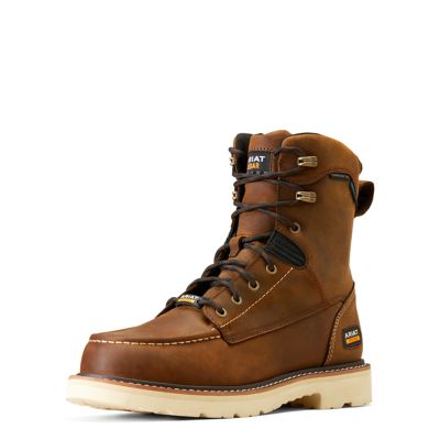 Ariat Men's Rebar Lift Waterproof Composite Toe Work Boots, 8 in.