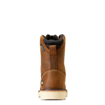 Image showing 1 th Ariat Men's Rebar Lift Waterproof Composite Toe Work Boots, 8 in.