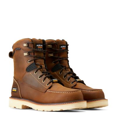 Image showing 3 th Ariat Men's Rebar Lift Waterproof Composite Toe Work Boots, 8 in.