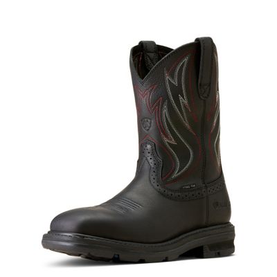 Image showing 0 th Ariat Men's Sierra Shock Shield Wide Square Steel Toe Work Boots