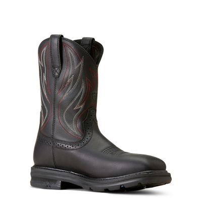 Image showing  Men's Sierra Shock Shield Wide Square Steel Toe Work Boots