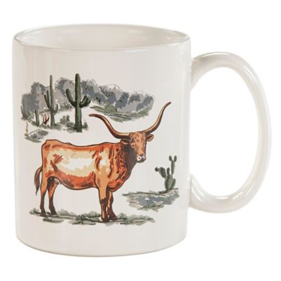 Paseo Road by HiEnd Accents Ranch Life Longhorn Mug, Duffle Bag, 4 pc.