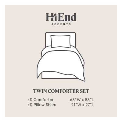 Image showing 8 th HiEnd Accents Carmen Kilim Comforter Set, 3 pc.