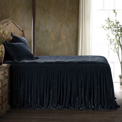 Image showing 1 th HiEnd Accents Stella Faux Silk Velvet Bedspread Set, 3 pc.