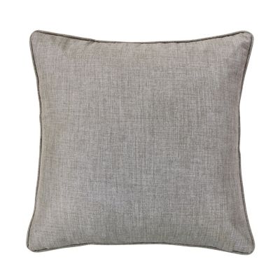 HiEnd Accents Solid Taupe Faux Linen Euro Sham, 27 in. x 27 in., 1 Piece