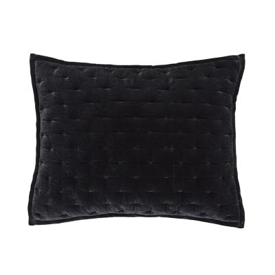 HiEnd Accents Stella Faux Silk Velvet Pillow Sham, 1 Piece