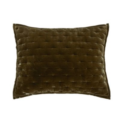 HiEnd Accents Stella Faux Silk Velvet Pillow Sham, 1 Piece