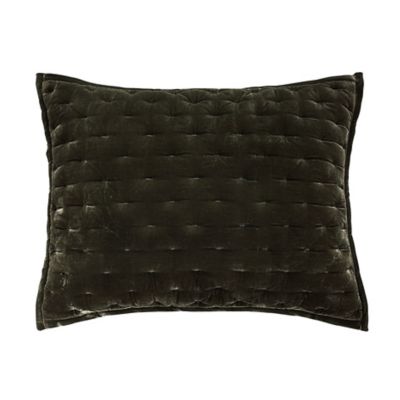 HiEnd Accents Stella Faux Silk Velvet Pillow Sham, 1 Piece