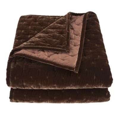 Image showing  Stella Faux Silk Velvet Quilt Set, 3 pc.