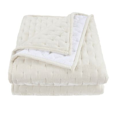 Image showing 2 th HiEnd Accents Stella Faux Silk Velvet Quilt Set, 3 pc.