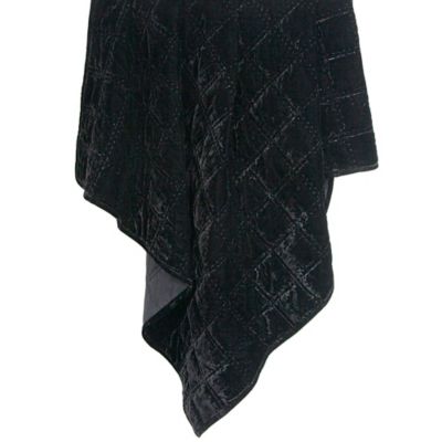 Image showing  Stella Faux Silk Velvet Double Box Stitch Throw, 50 x 60in., 1 pc.