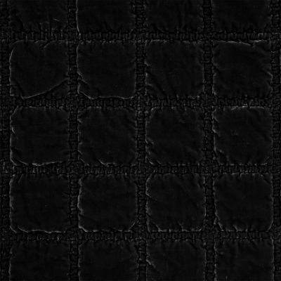 Image showing  Stella Faux Silk Velvet Double Box Stitch Throw, 50 x 60in., 1 pc.