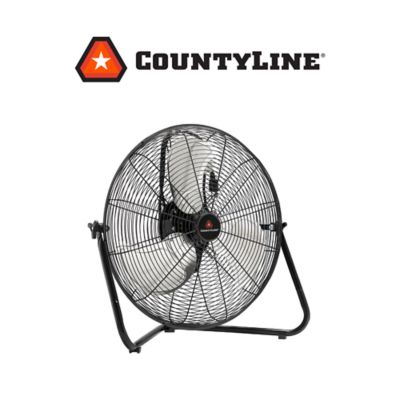 Image showing  20 in. 3-Speed Indoor High-Velocity Portable Floor Fan