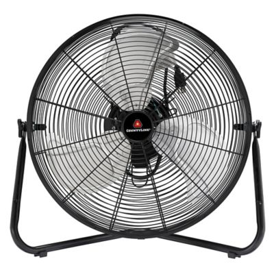 Image showing 6 th CountyLine 20 in. 3-Speed Indoor High-Velocity Portable Floor Fan