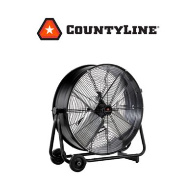 Image showing  24 in. 2-Speed Indoor Portable Barrel Fan