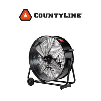 Image showing  24 in. 2-Speed Indoor Portable Barrel Fan