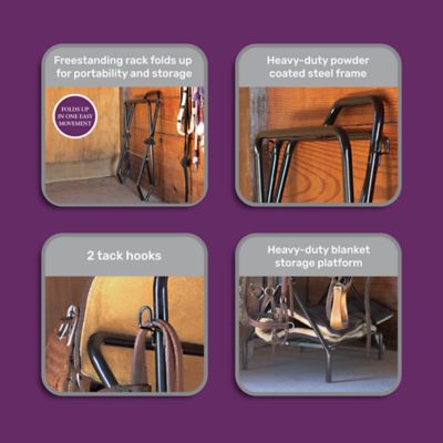 Image showing  Folding Saddle Rack